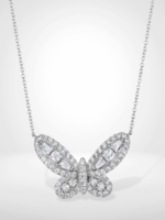 Anna Zuckerman Luxury AZL Olivia 80 Small Butterfly Necklace