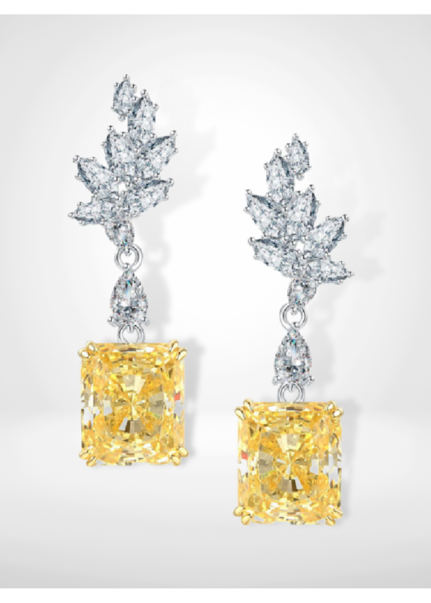 Anna Zuckerman Luxury AZL Diana 09 Canary Yellow Earring