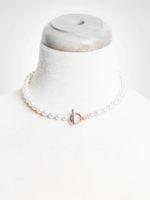 Caracol Faux Pearl Necklace