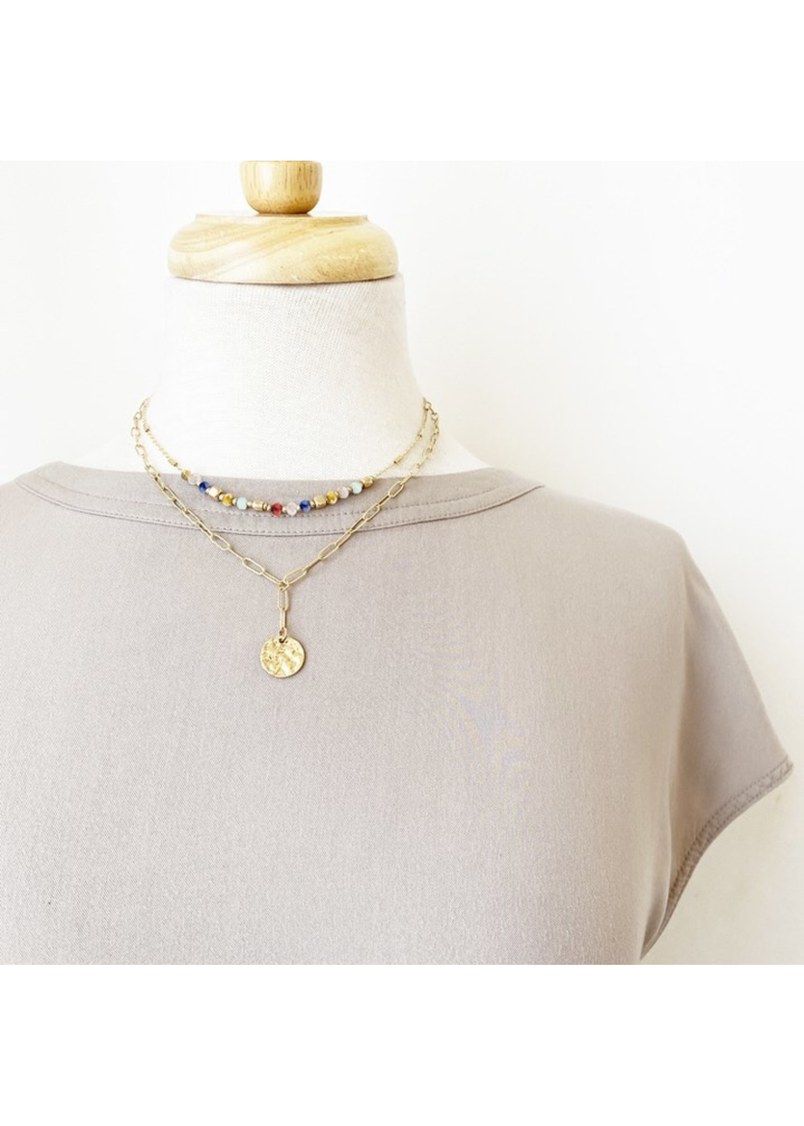 Caracol Multi Double Chain Necklace