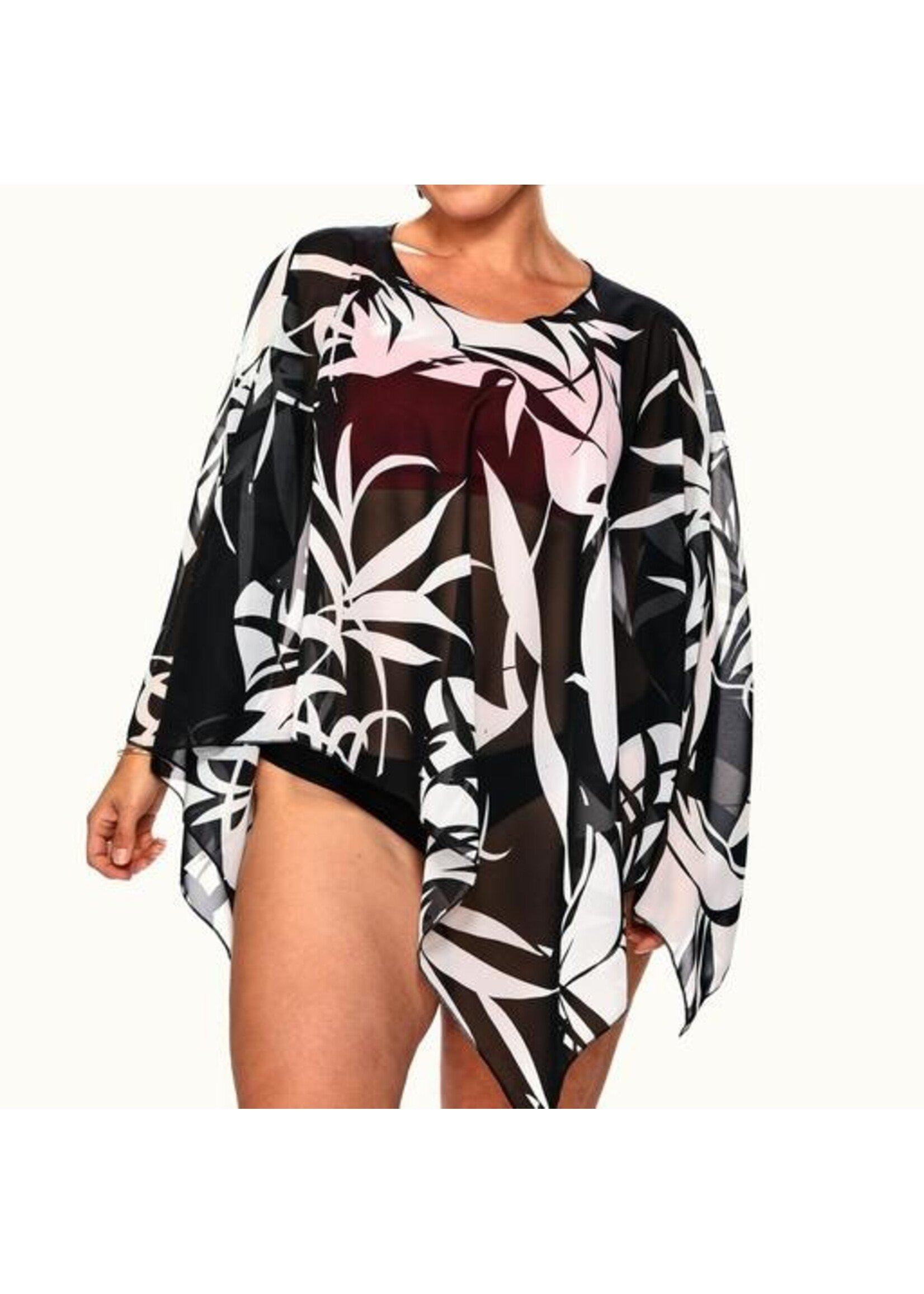 Rapz Sheer Poncho OS