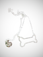 Jacqueline Kent JK Special Treat Necklace Silver