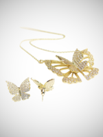 Jacqueline Kent JK Butterfly Necklace/Earring Set