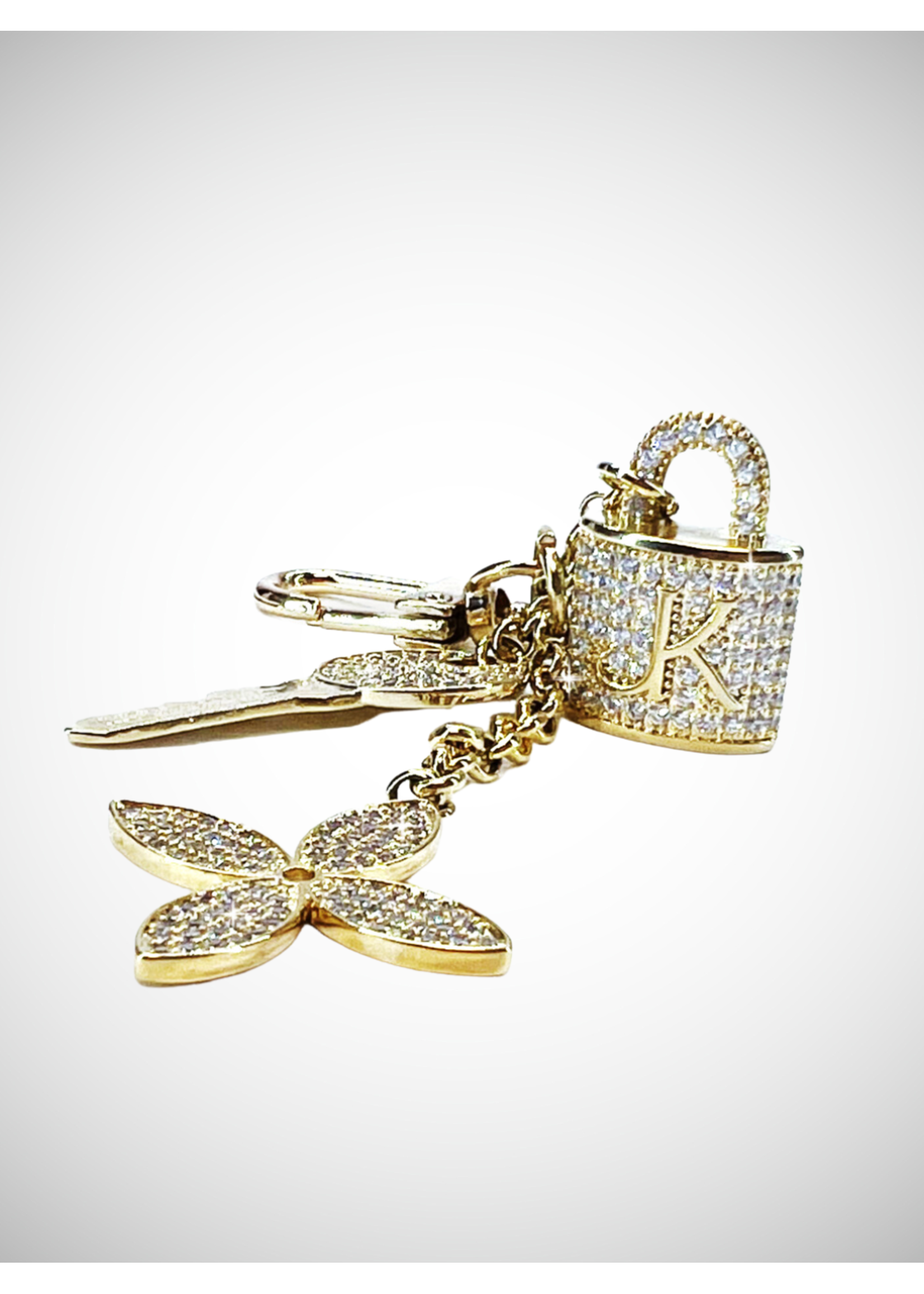 Jacqueline Kent JK Statement purse Charm Gold