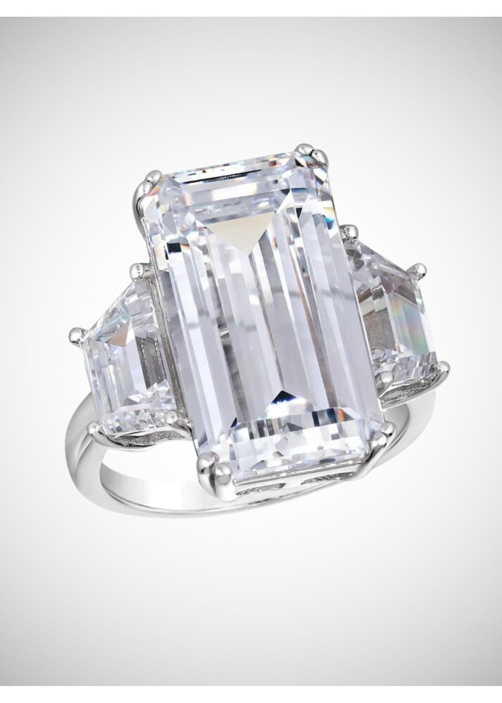 Anna Zuckerman Luxury Grace 10 Diamond White Ring