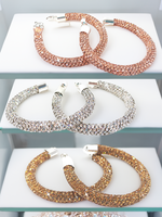 Jacqueline Kent JK Crystal Hoops