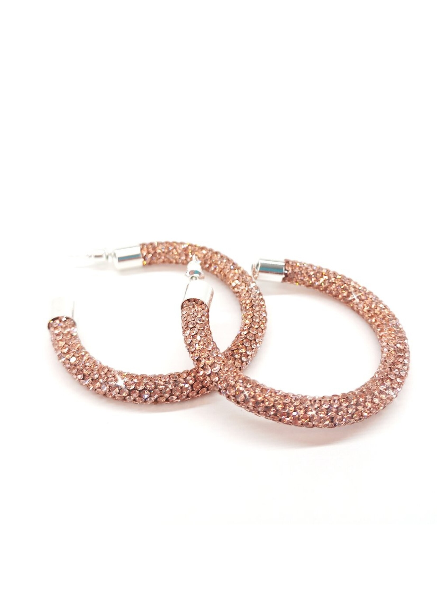 Jacqueline Kent JK Crystal Hoops