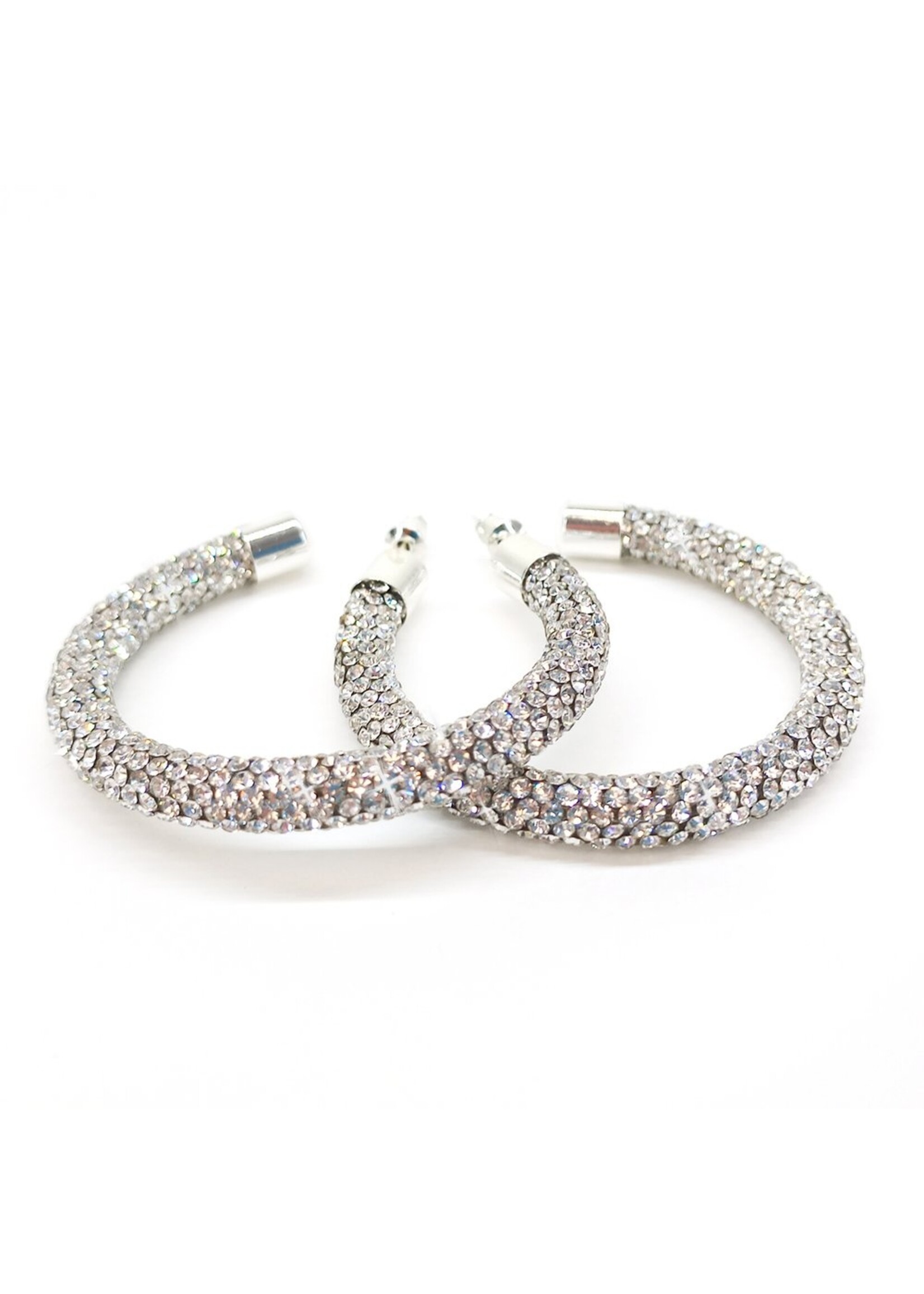 Jacqueline Kent JK Crystal Hoops