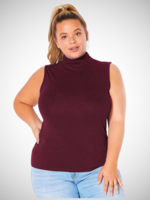 Bellatrix Plus Size Sleeveless Turtleneck