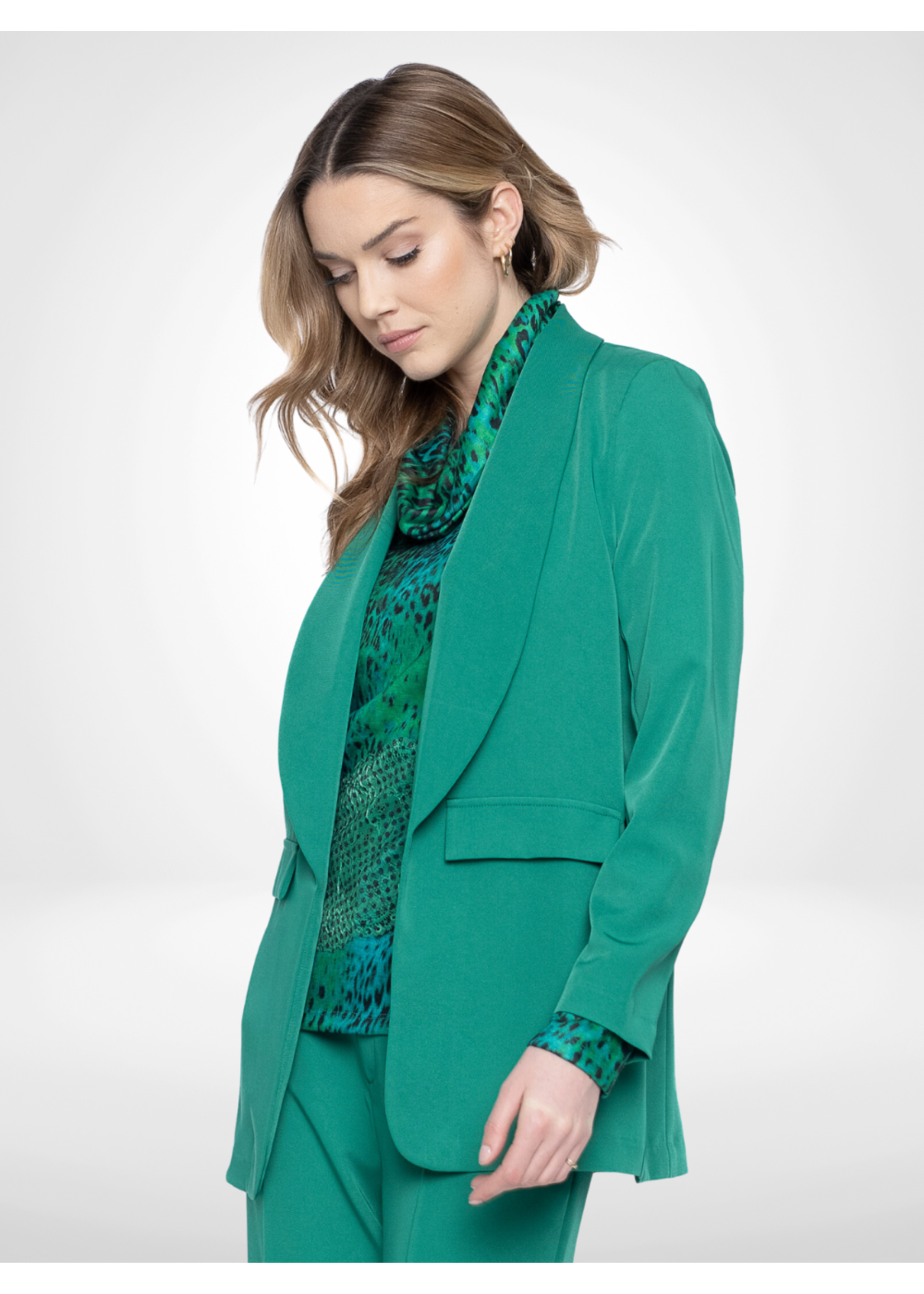 Picadilly Picadilly Shawl Collar Blazer