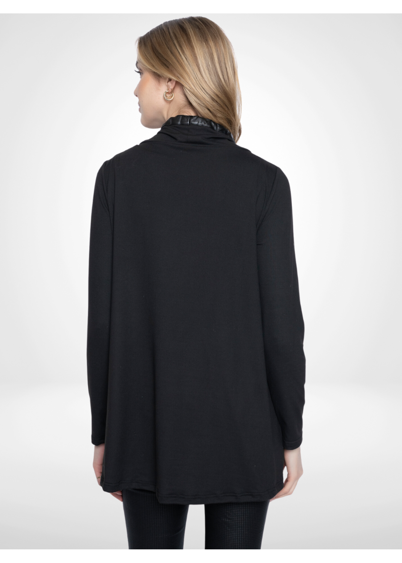 Picadilly Picadilly Cowl Neck Top
