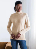 Alison Sheri AS Mock Neck Sweater