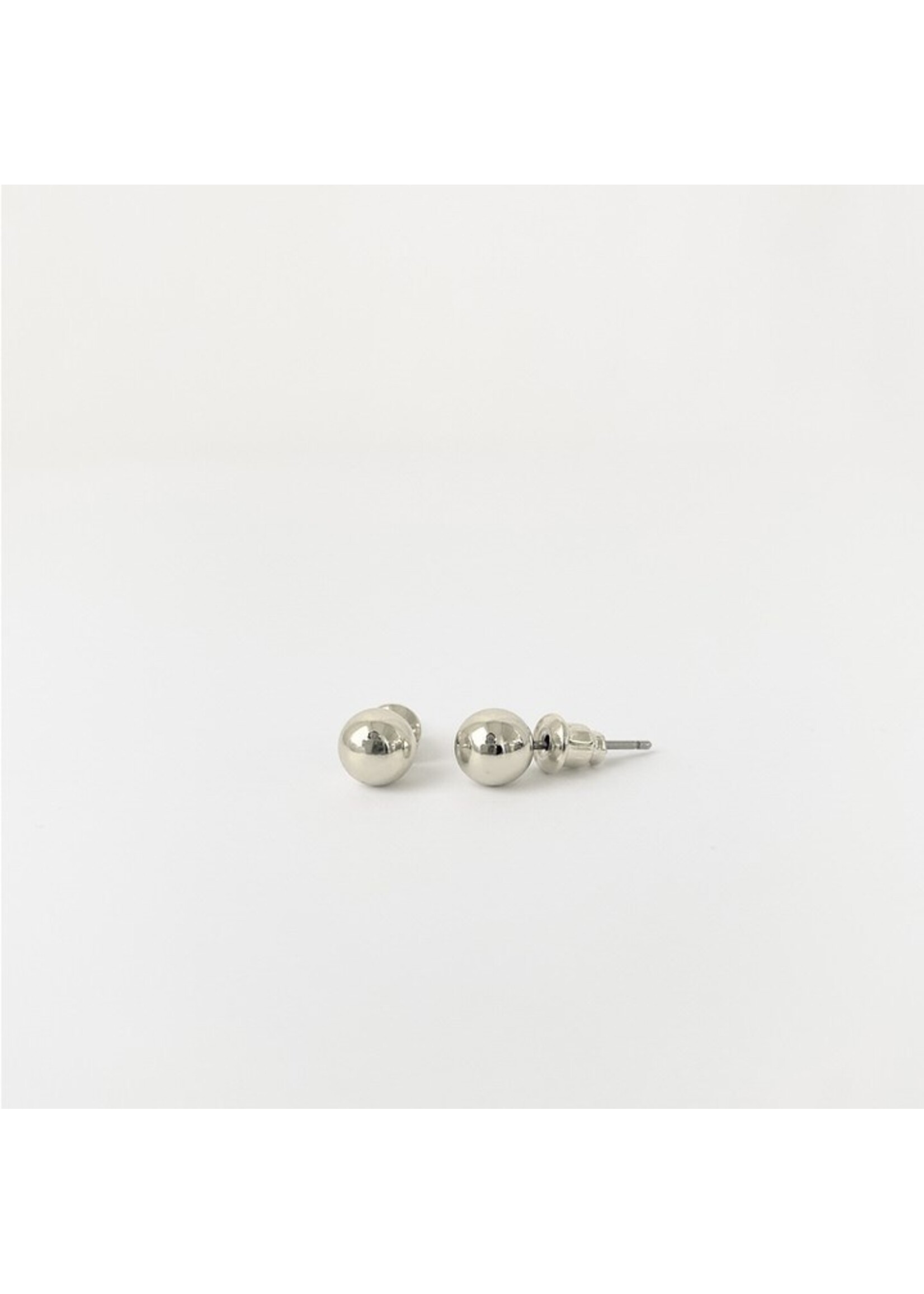 Caracol Mini Metal Ball Earrings