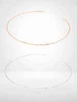 Caracol Hammered Metal Choker Necklace