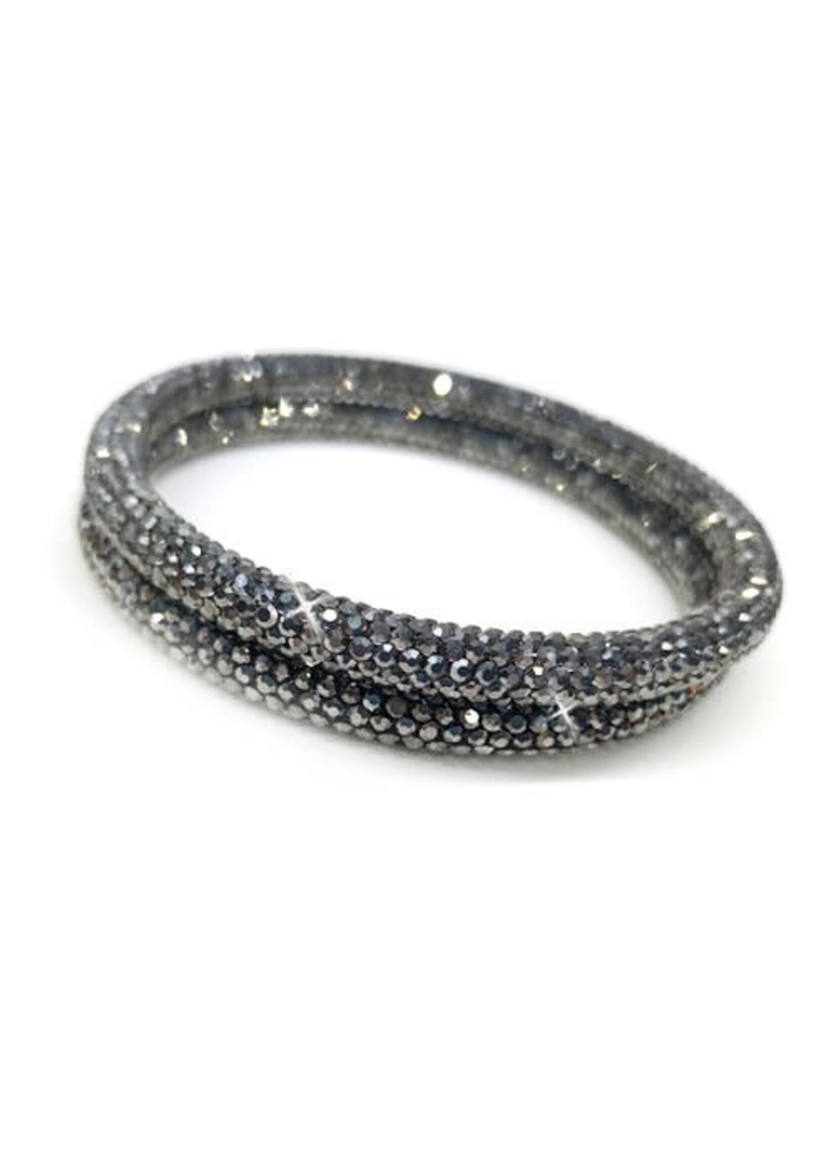 Jacqueline Kent JK Sparkle Bangle BLK