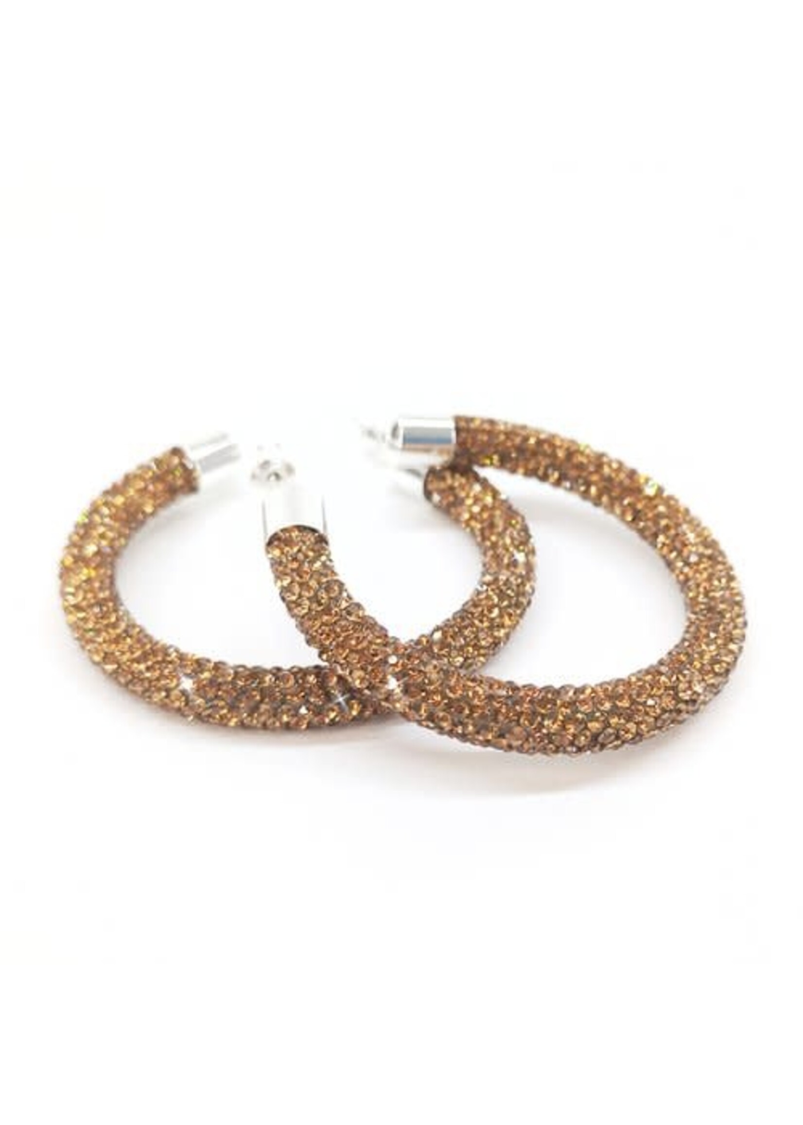 Jacqueline Kent JK Crystal Hoops