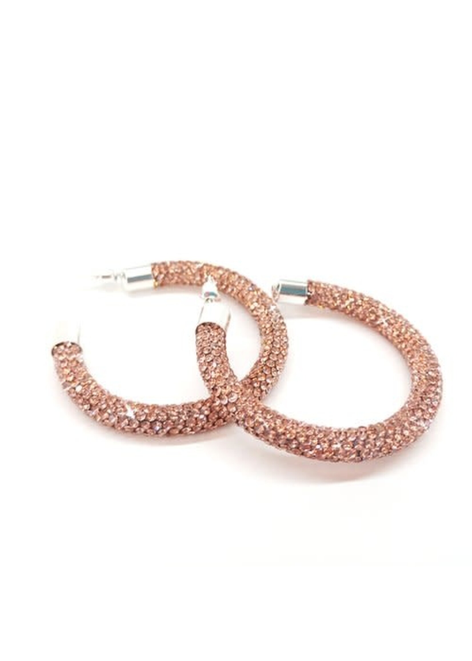 Jacqueline Kent JK Crystal Hoops