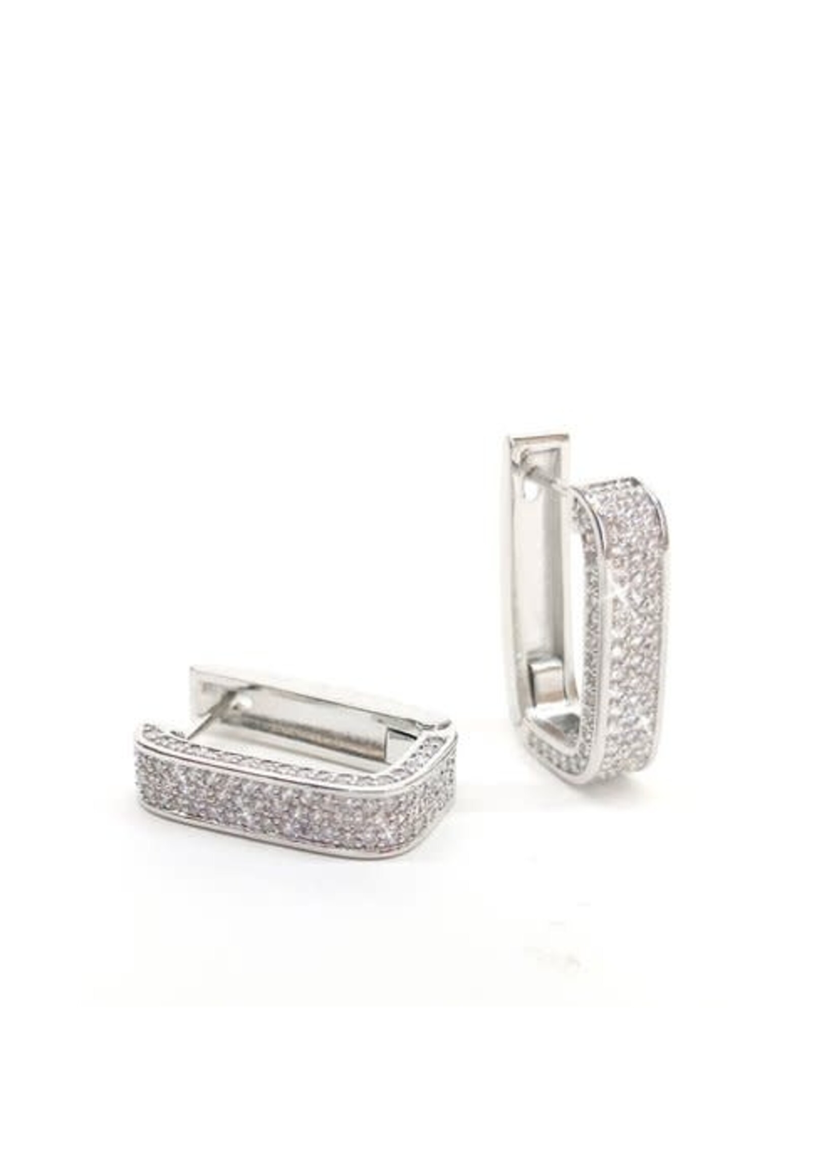 Jacqueline Kent JK Square Link Earrings