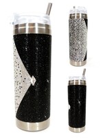 Jacqueline Kent JK Black Magic Diamond Crystal Tumbler