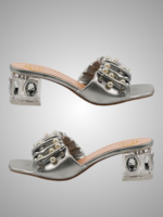 Little Empresses Slip-on Heel with Pearl Accent