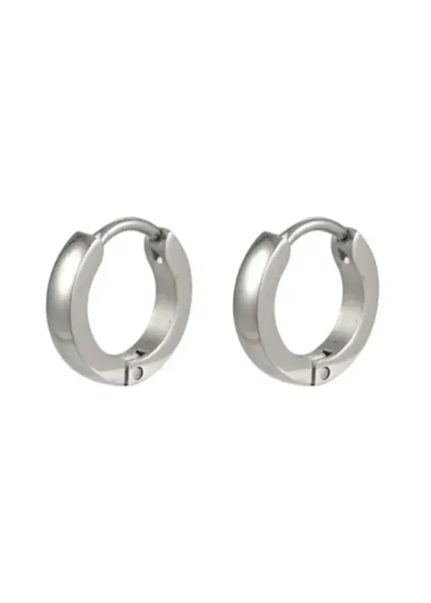 Josef Elias Josef Elias Huggie Stainless Earrings