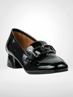 Little Empresses LEF Black Paten Loafer