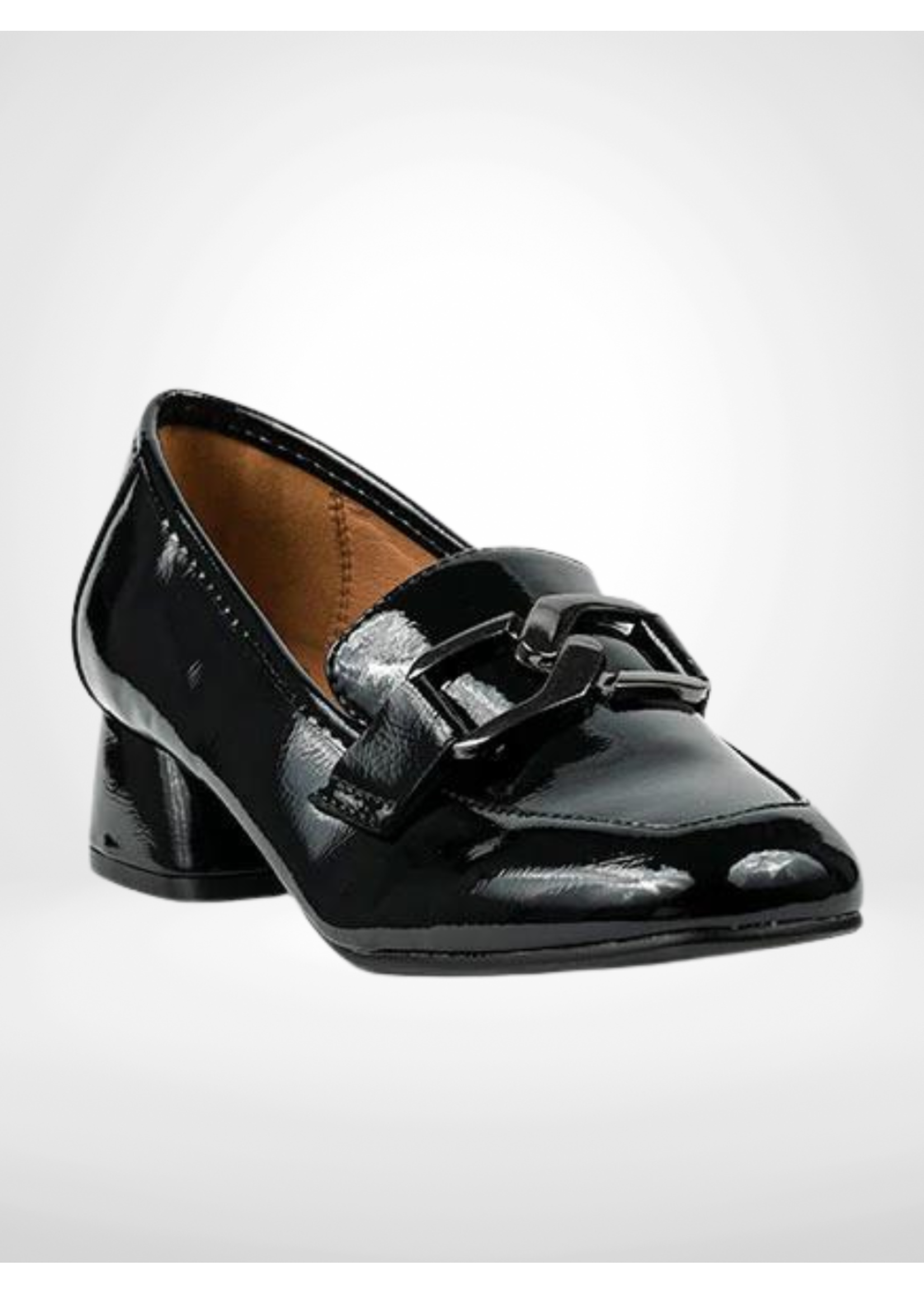 LEF Black Paten Loafer