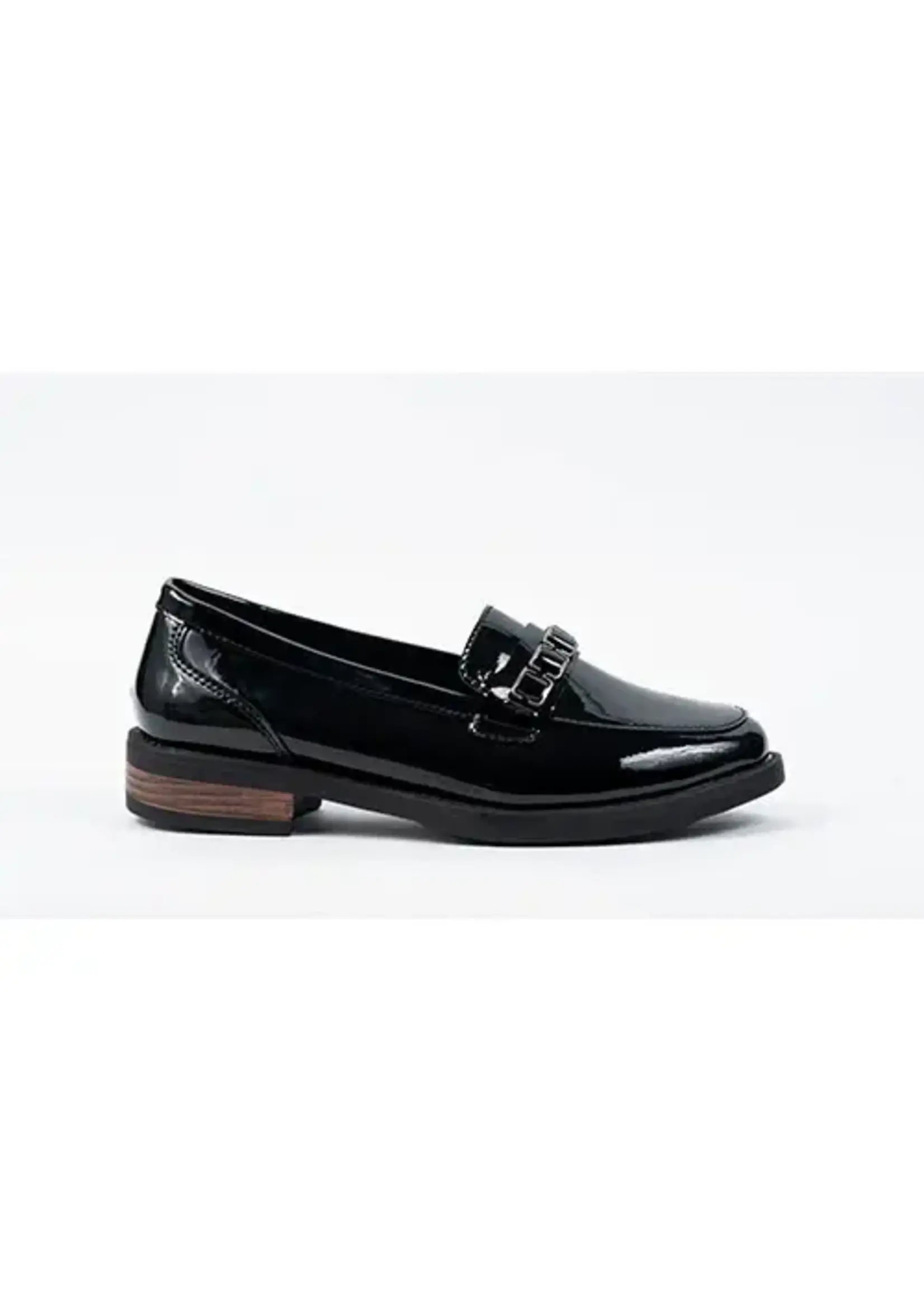 LEF Blk Penny Loafer