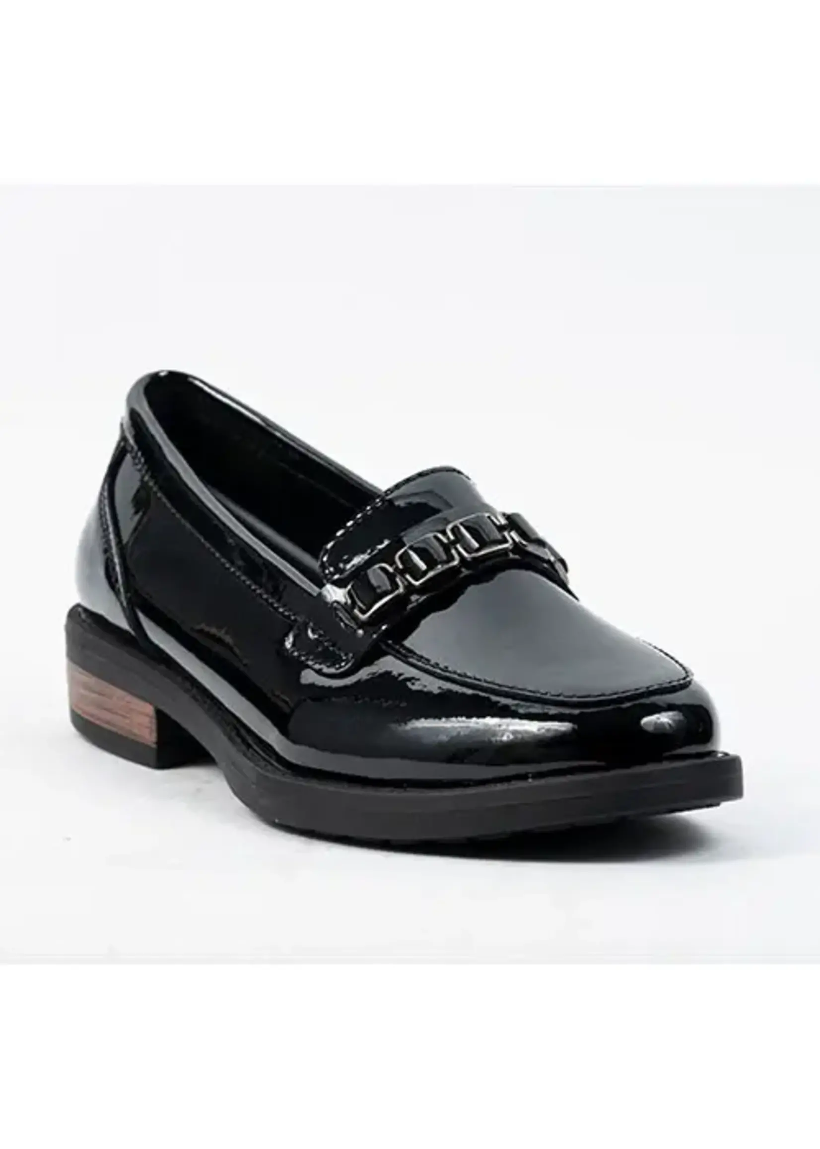 LEF Blk Penny Loafer