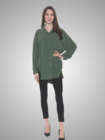 Papa Fashion Sorella Oversized Blouse Olive