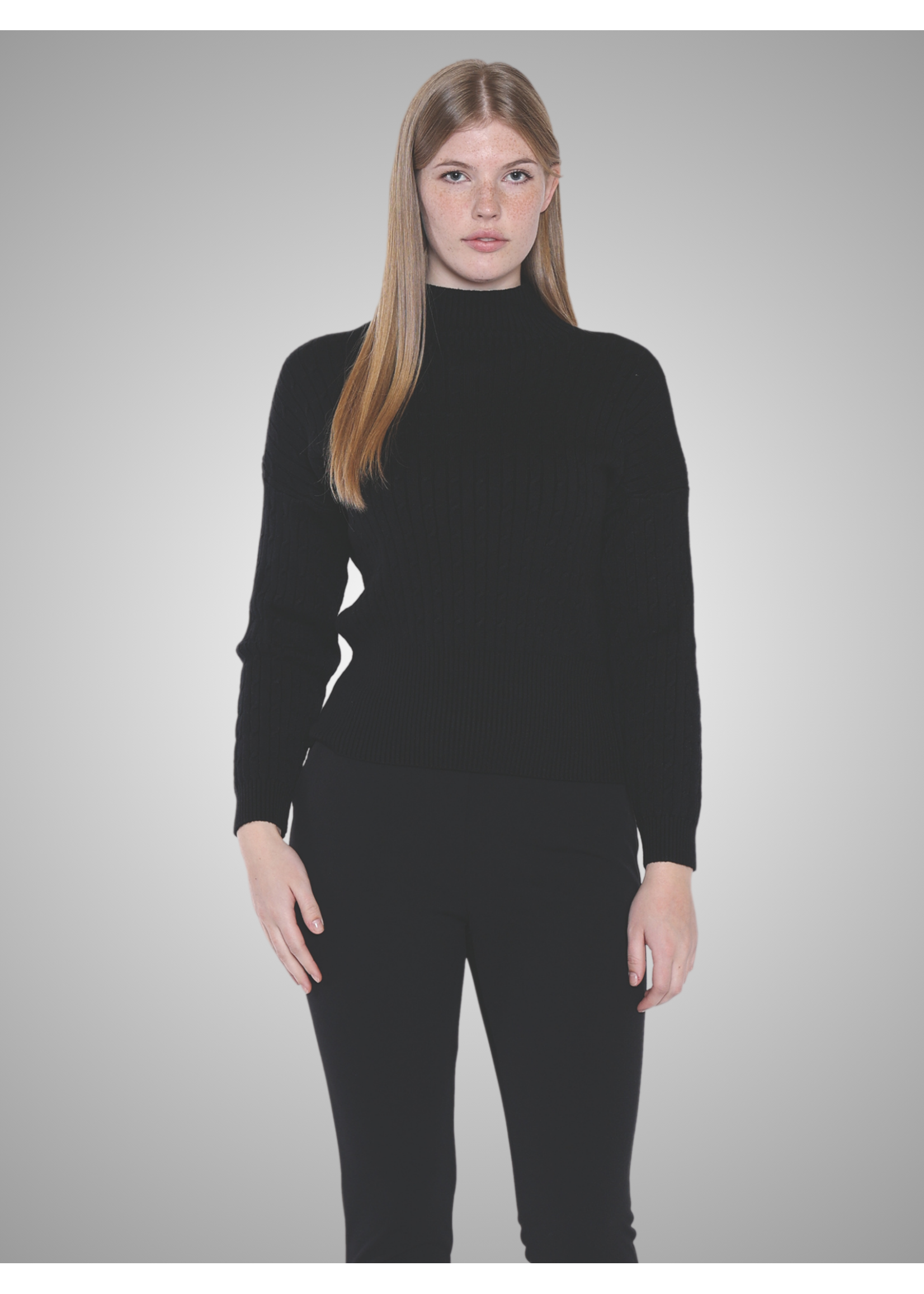 Papa Fashion Sorella Mock Neck  Sweater