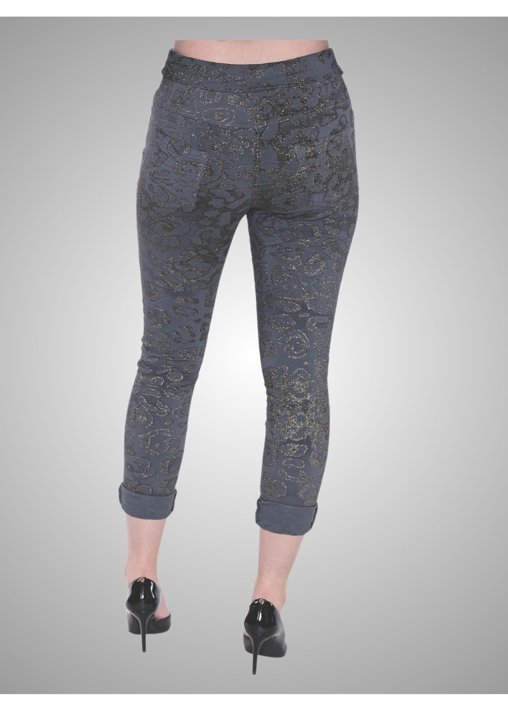 Sorella Gold Sparkled Pant Charcoal