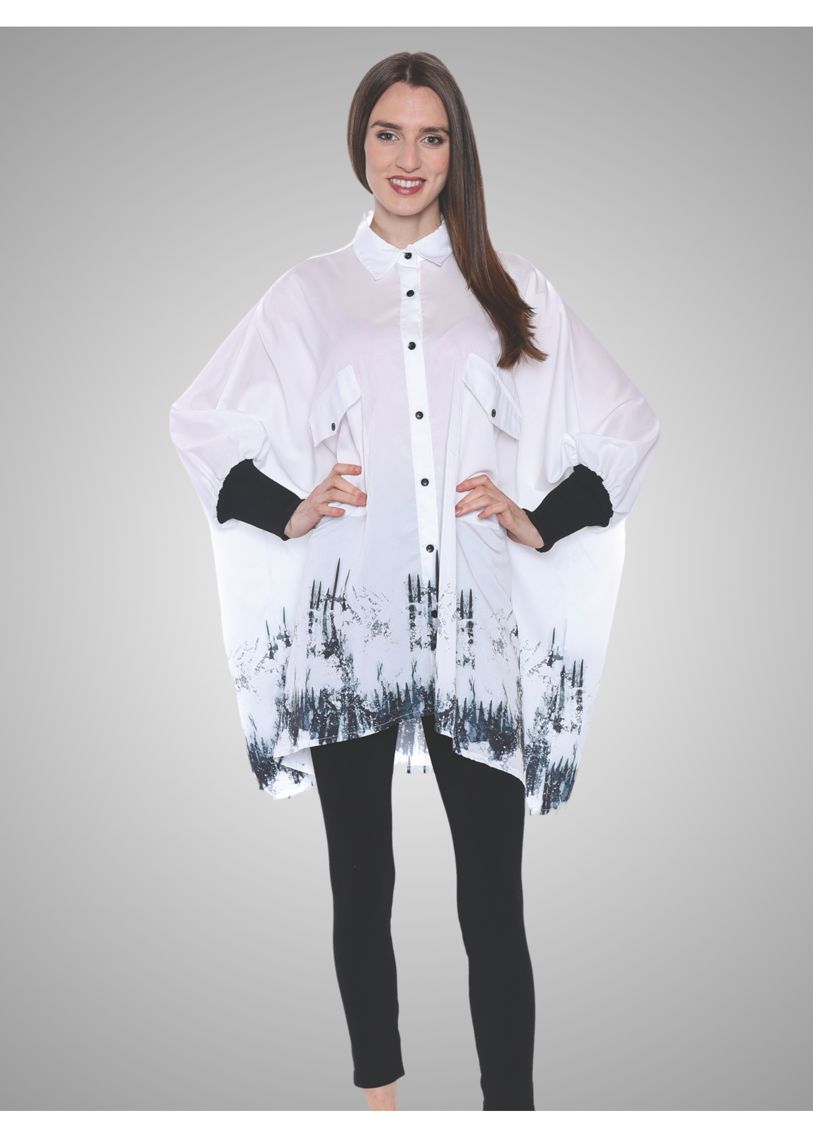 Sorella Cuffed Oversize Shirt