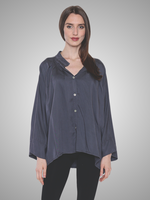 Papa Fashion Sorella  Pleated Dolman Sleeve Top