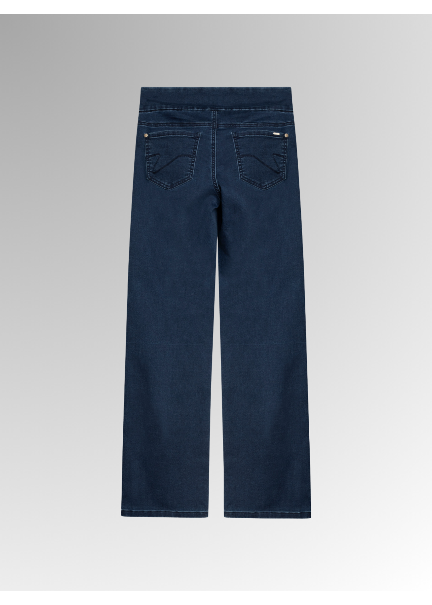 Lois Blackbull Apparel LS Liette Wide Regular Waist Denim Pull-On
