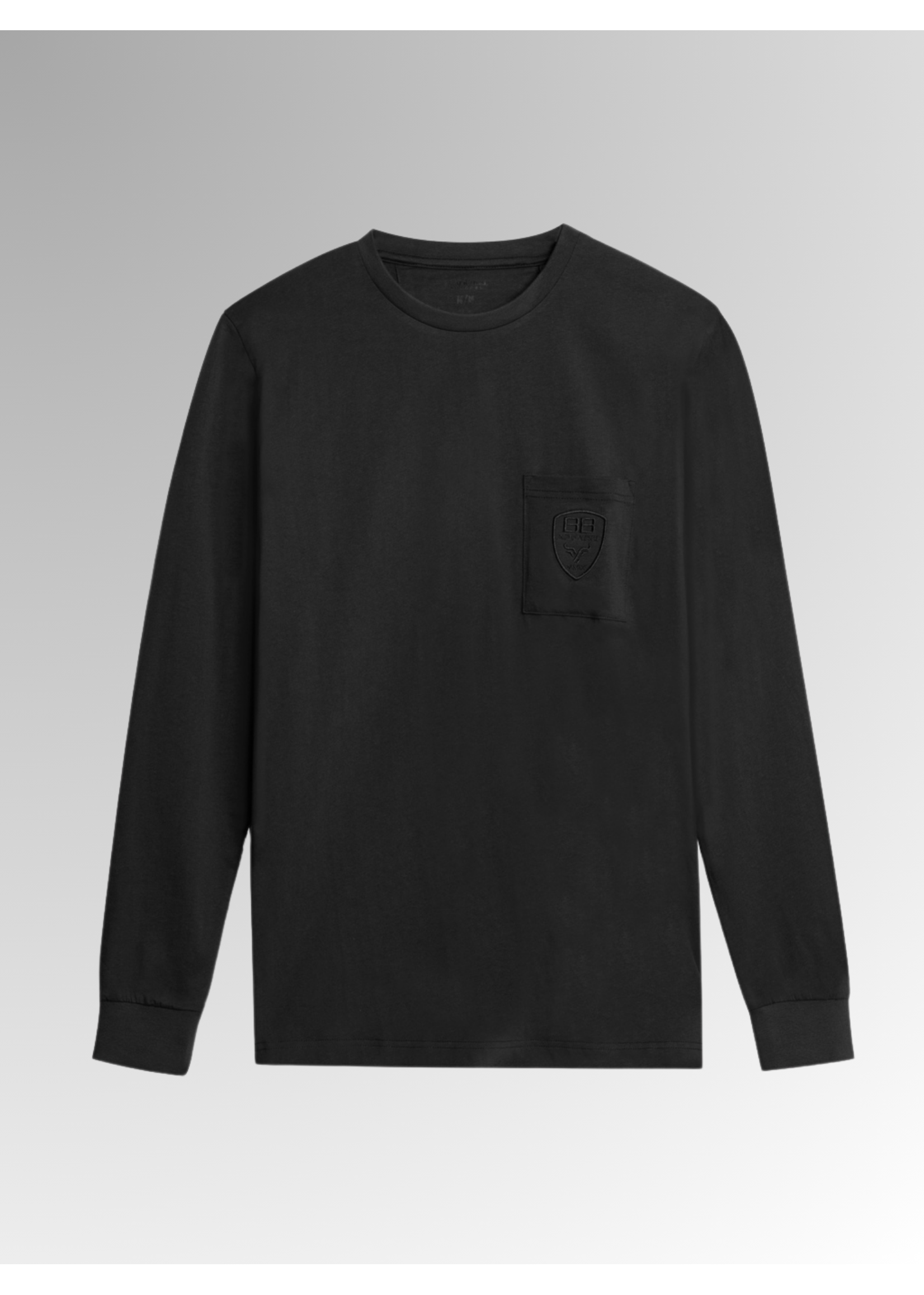 Lois Blackbull Apparel LS Dash Crew Neck T-Shirt