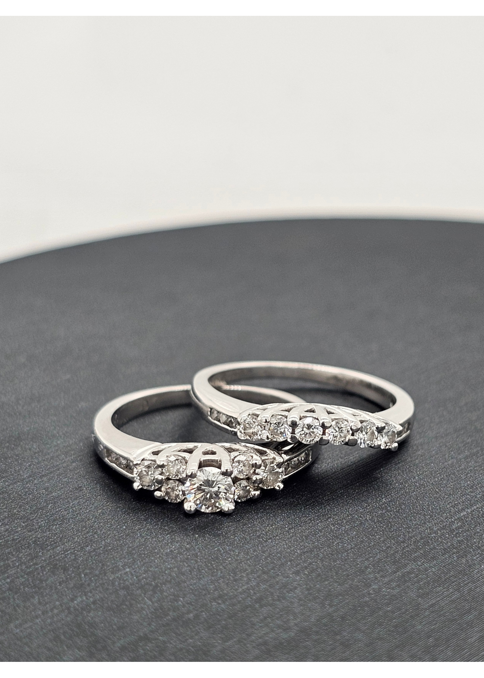 Vintage Vintage Engagment Set 1.4ctw 14kw SZ 6