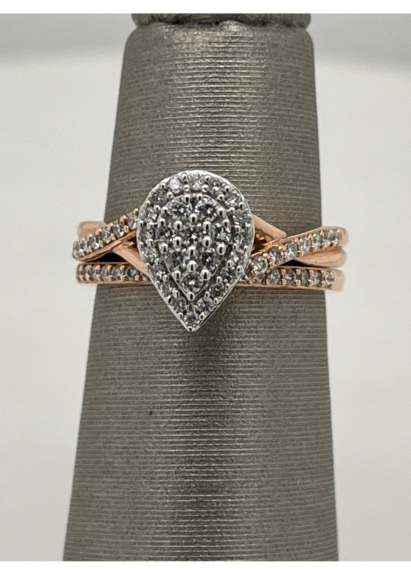 Vintage Vintage Michael Hill Engagement Set 10kr sz5 .30ctw