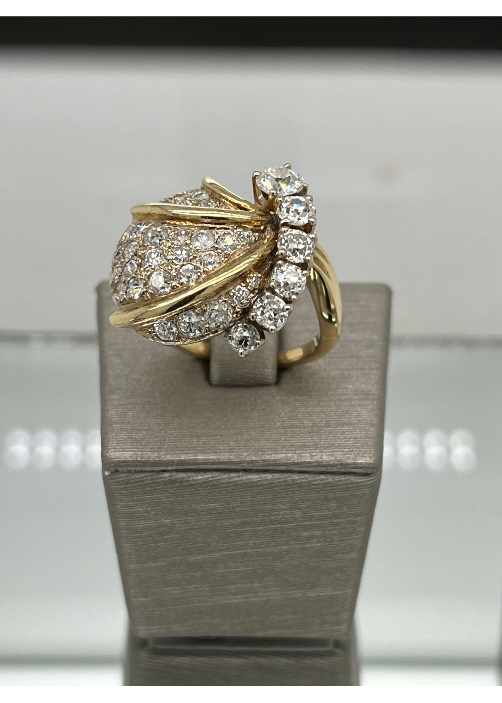 Vintage Vintage Butterfly Diamond Ring 18k