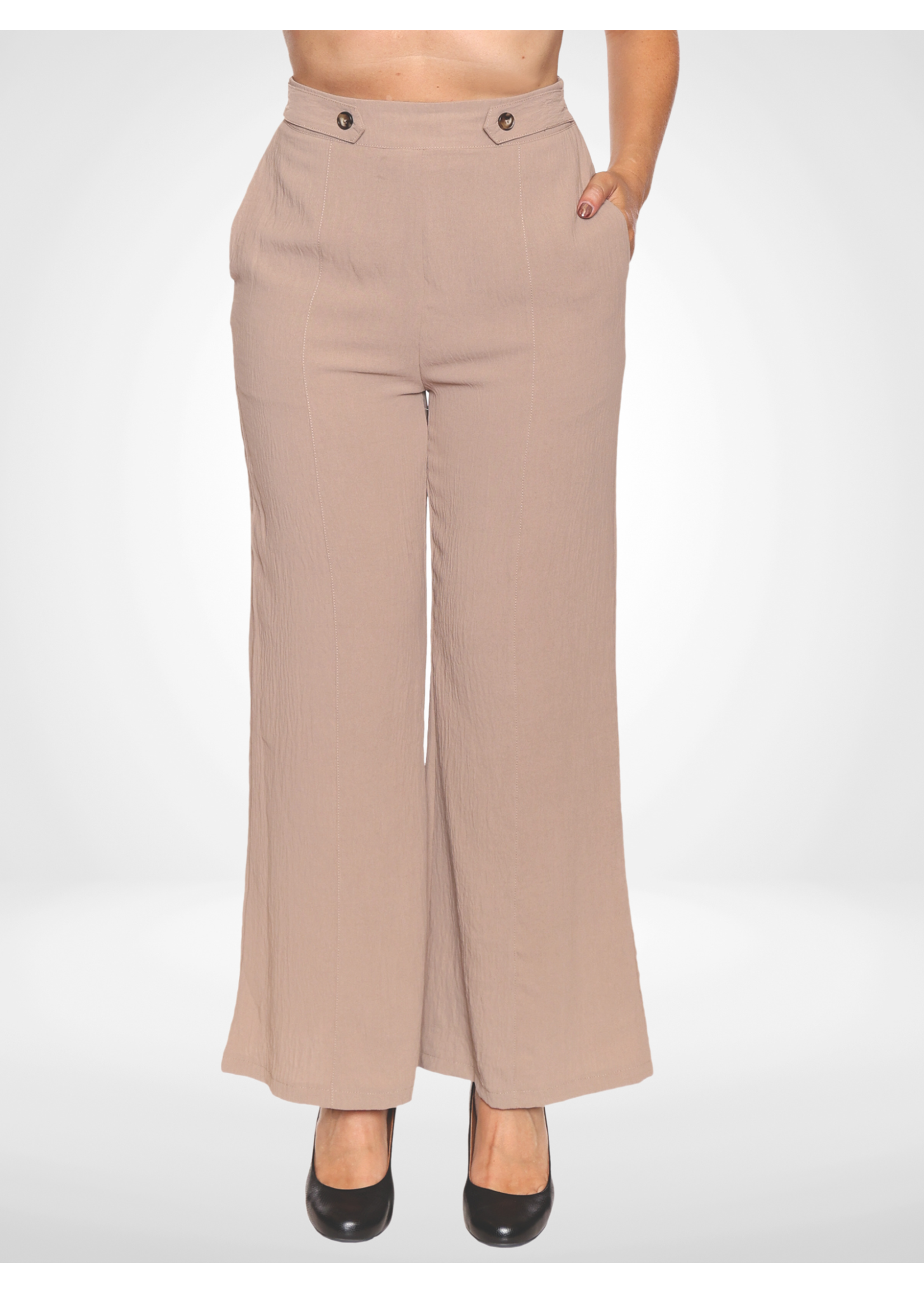 Papa Vancouver Papa Palazzo Pant Taupe