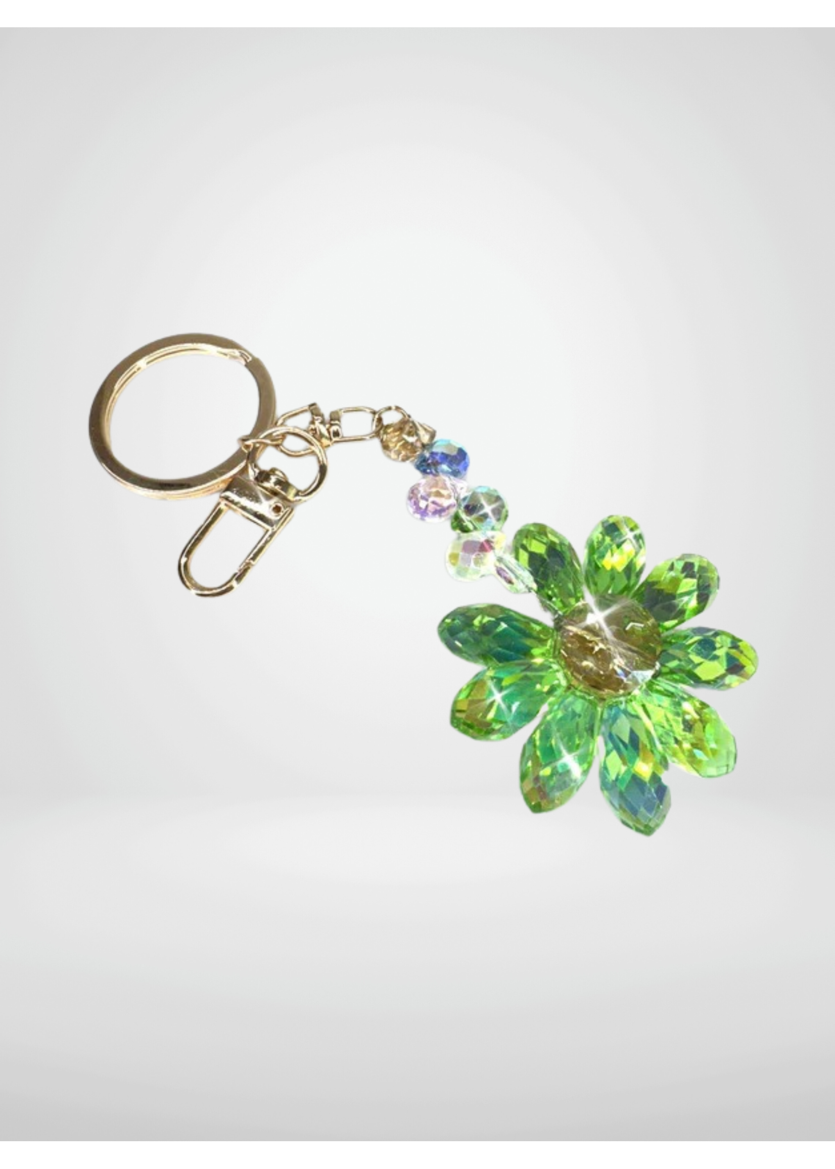 Jacqueline Kent JK Flower Power Daisy Keychain
