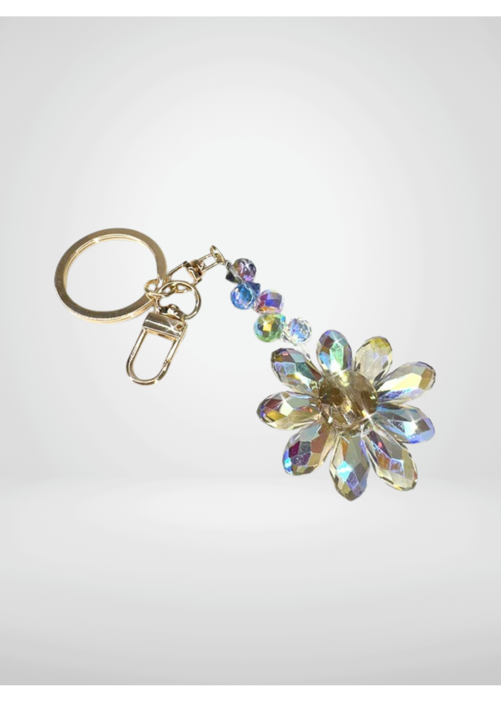 Jacqueline Kent JK Flower Power Daisy Keychain
