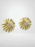 Jacqueline Kent JK Flower Disc Earring