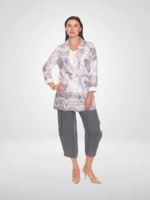 Sorella Sorella Faux Suede Jacket Grey