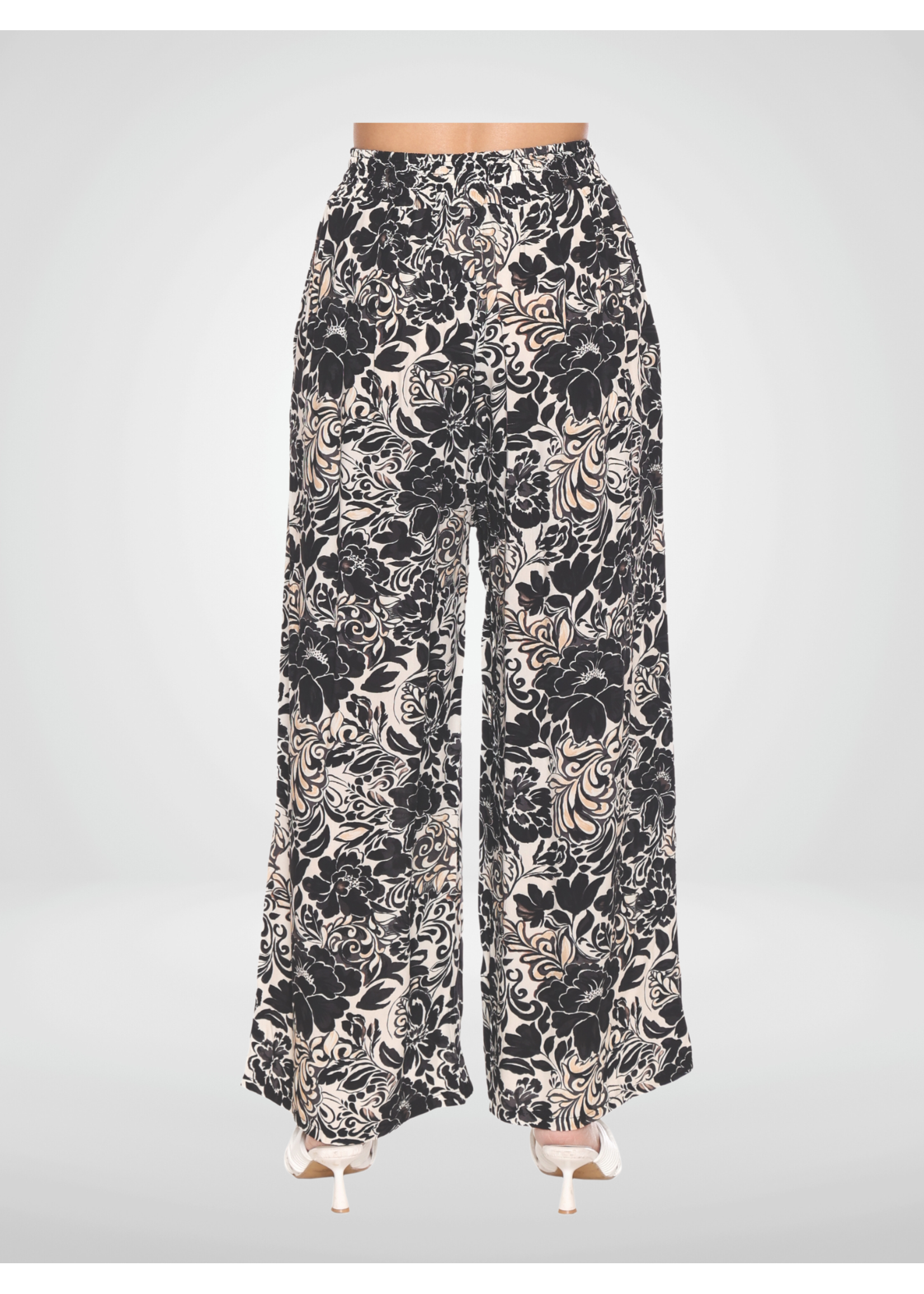 Sorella Sorella Printed Wide Leg Pant