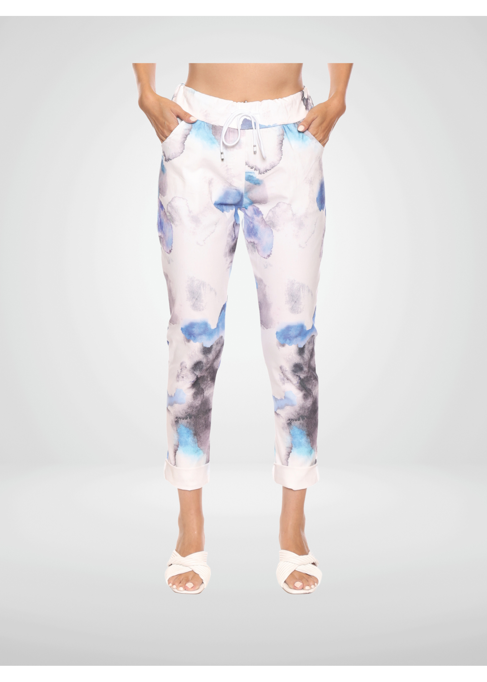 Sorella Sorella Blue Pattern Pant
