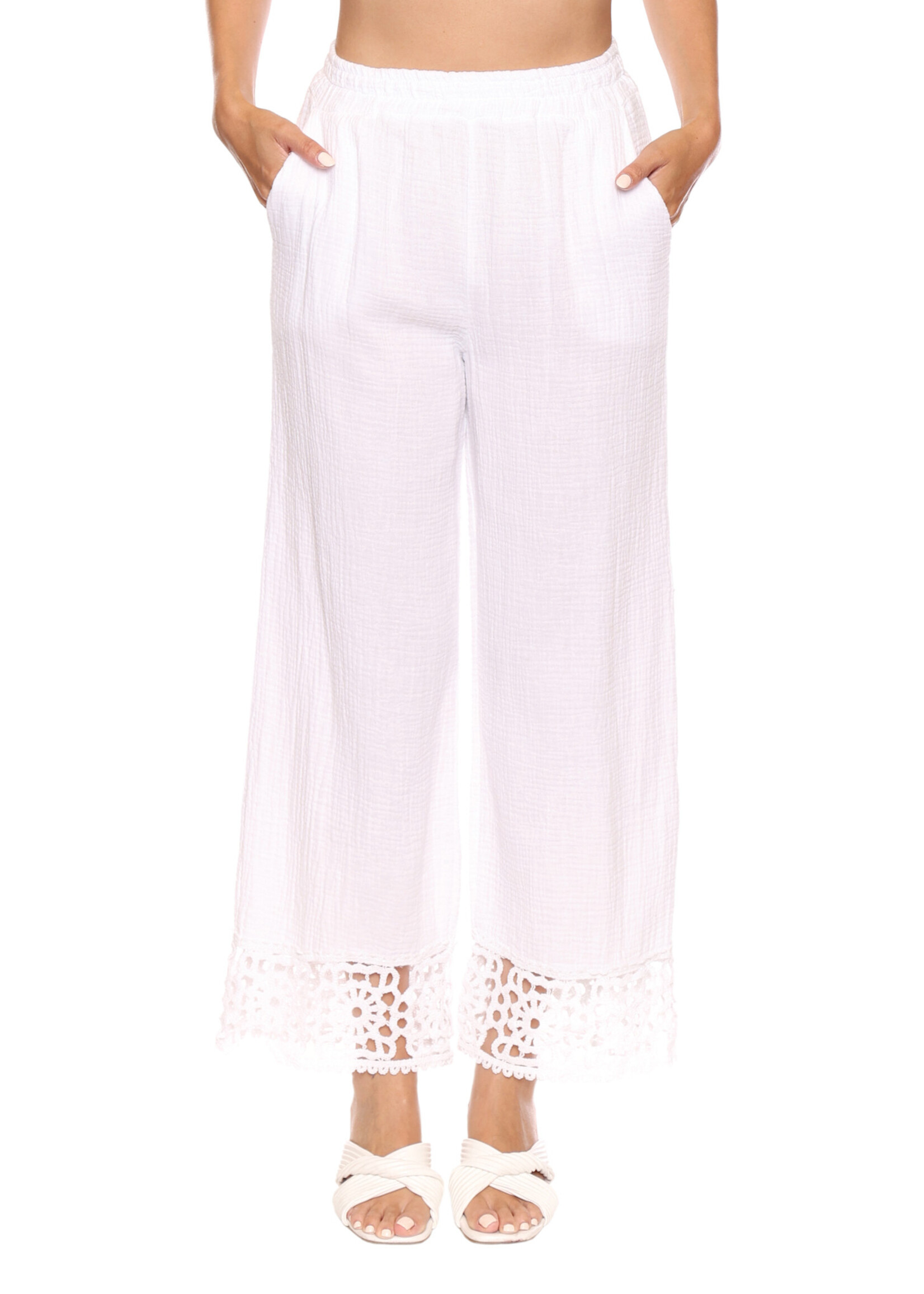 Sorella Sorella Cotton Pant White