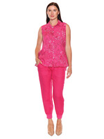 Sorella Sorella Linen Button Top