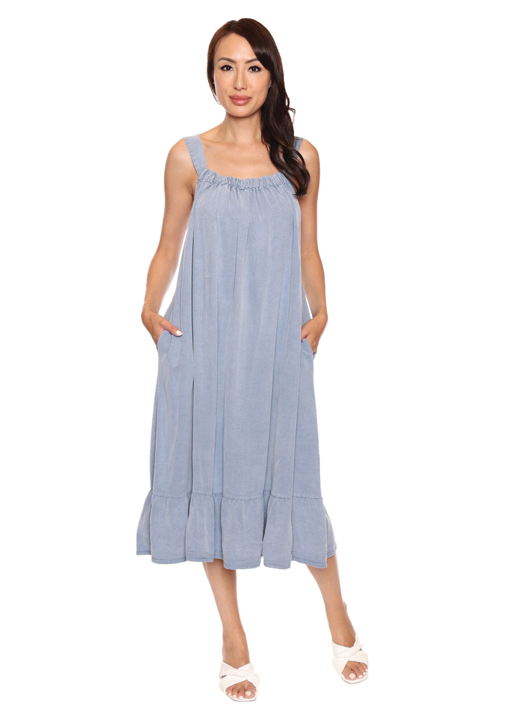 Sorella Sorella Tencel Dress w/pockets