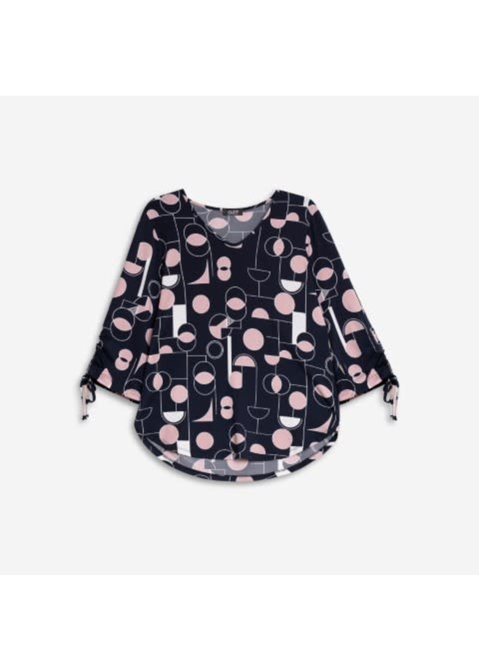 DeVia Top 3/4 sleeve printed